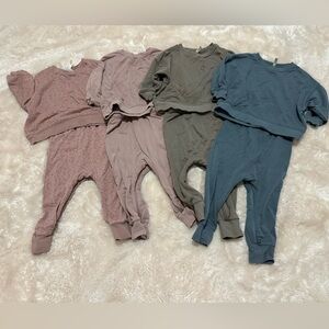 Bundle of 4 Gunamuna fleece sweatsuits size 2T-3T
